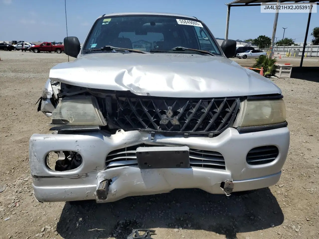 2002 Mitsubishi Montero Sport Es VIN: JA4LS21HX2J053917 Lot: 55849005