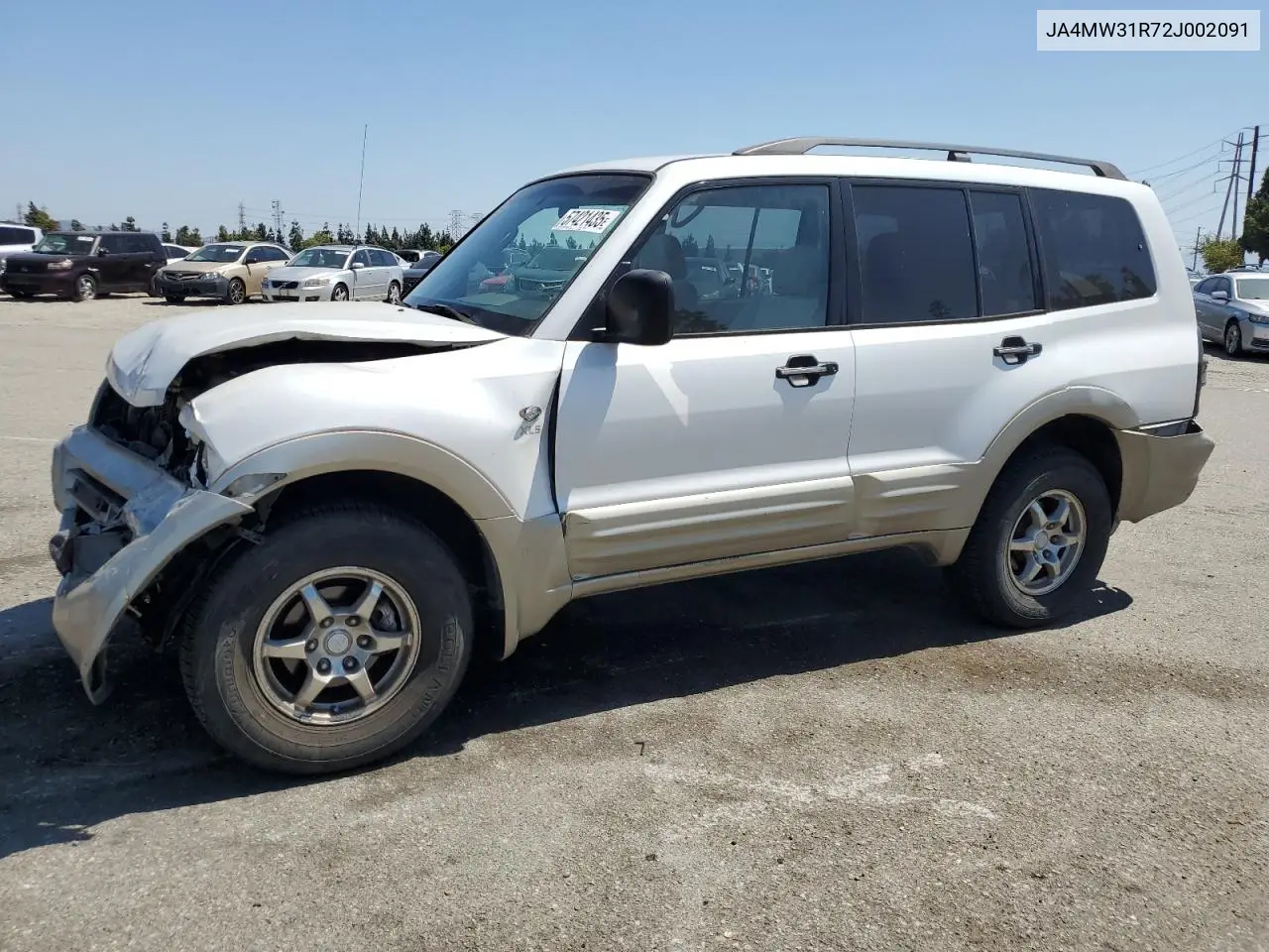 2002 Mitsubishi Montero Xls VIN: JA4MW31R72J002091 Lot: 57421435