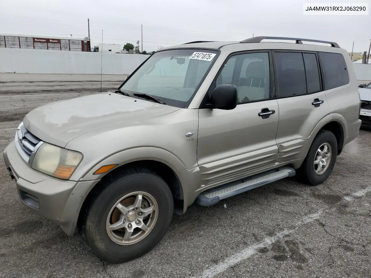 2002 Mitsubishi Montero Xls VIN: JA4MW31RX2J063290 Lot: 57471875