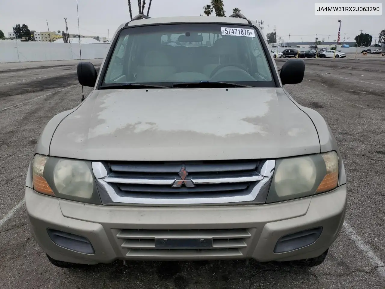 2002 Mitsubishi Montero Xls VIN: JA4MW31RX2J063290 Lot: 57471875