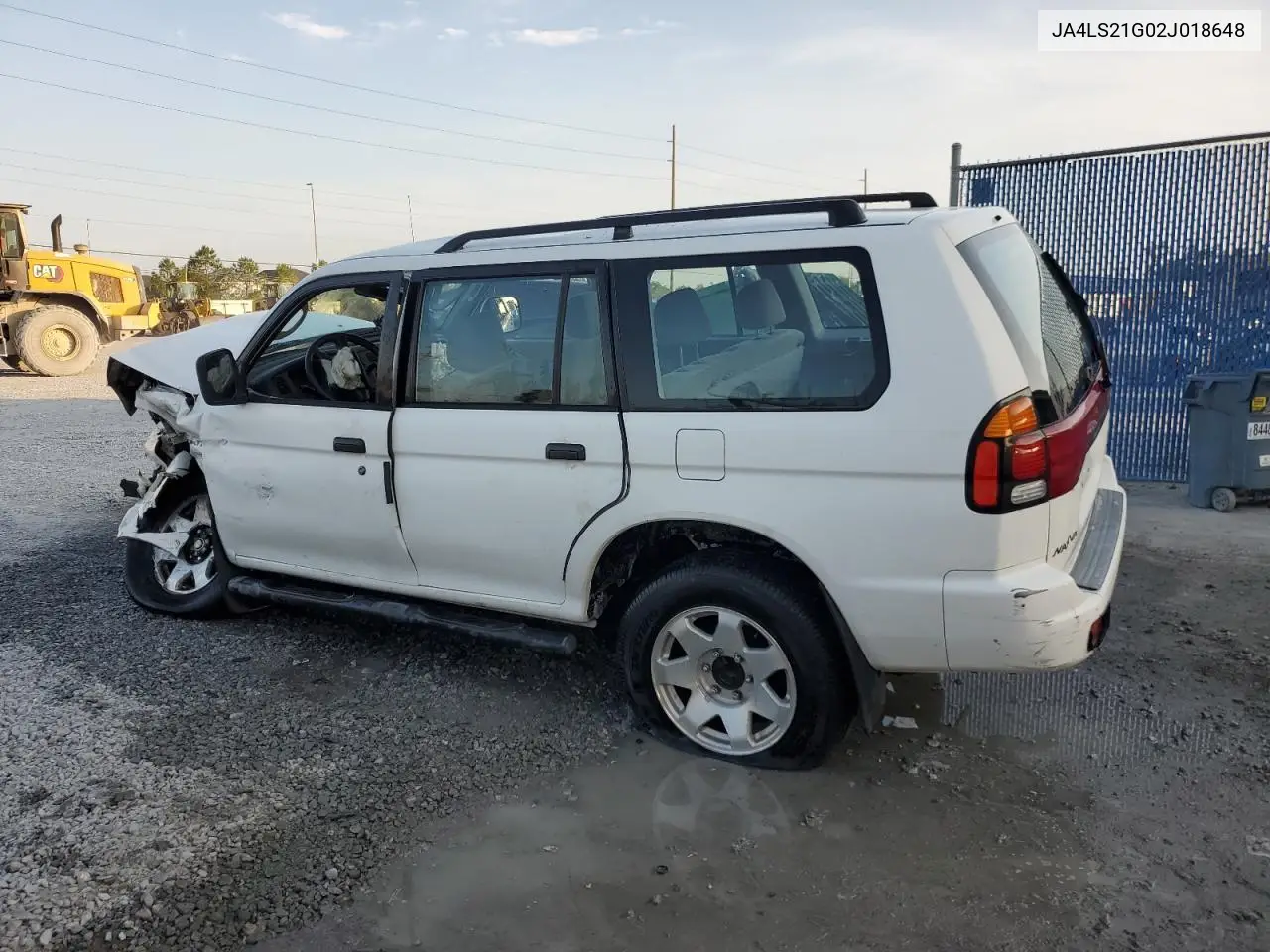 2002 Mitsubishi Montero Sport VIN: JA4LS21G02J018648 Lot: 58182625