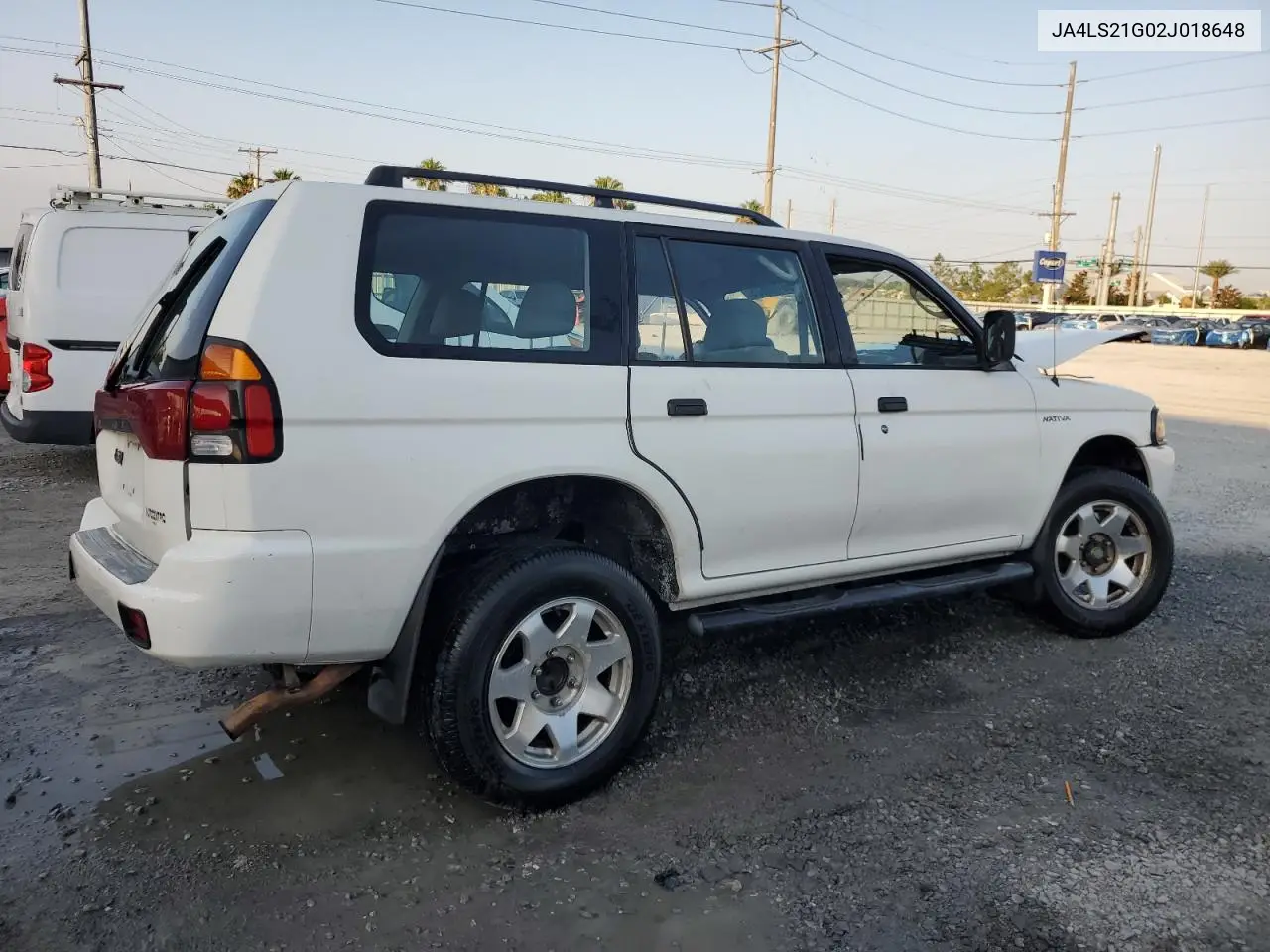 2002 Mitsubishi Montero Sport VIN: JA4LS21G02J018648 Lot: 58182625