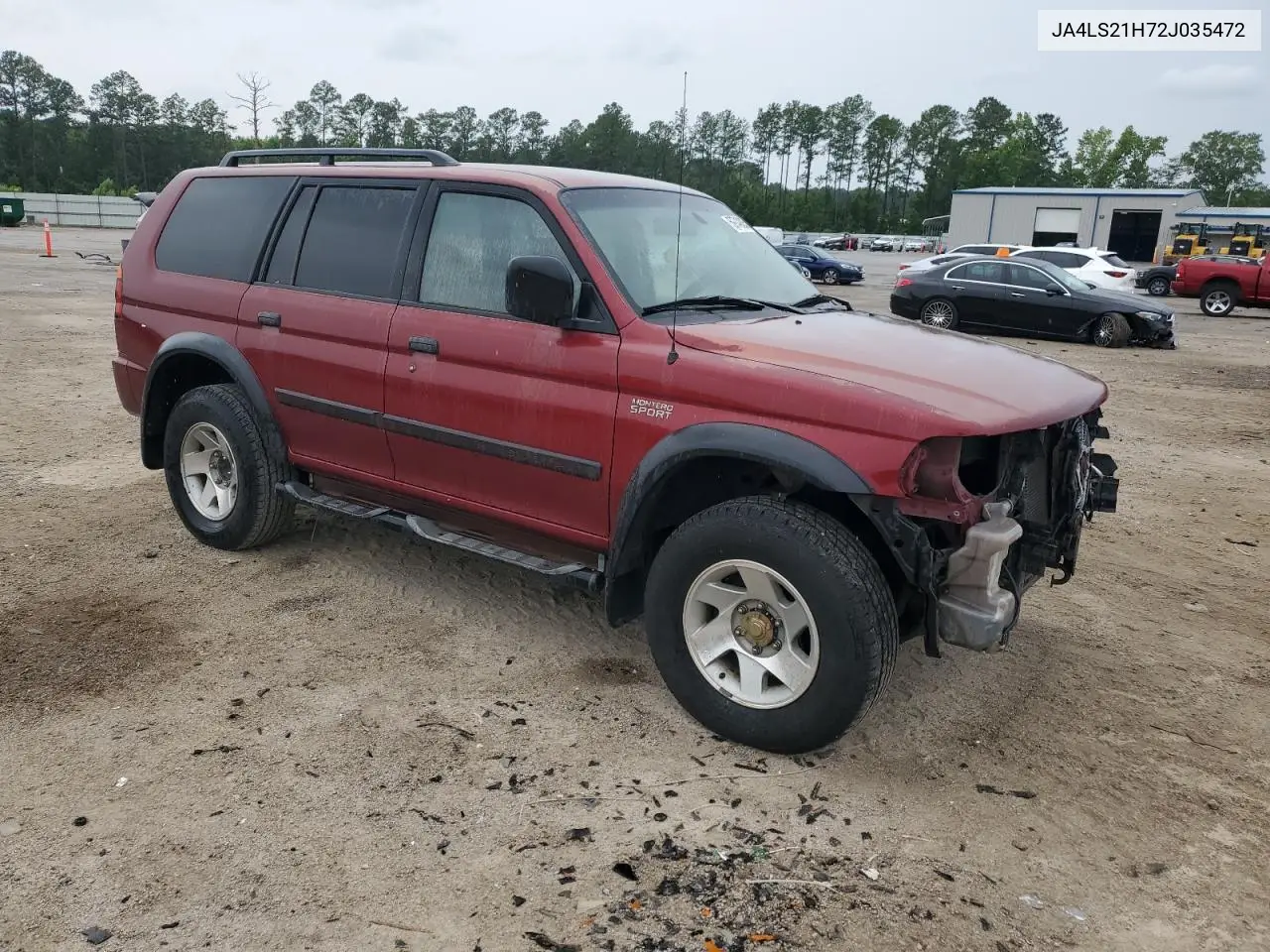 2002 Mitsubishi Montero Sport Es VIN: JA4LS21H72J035472 Lot: 59740835