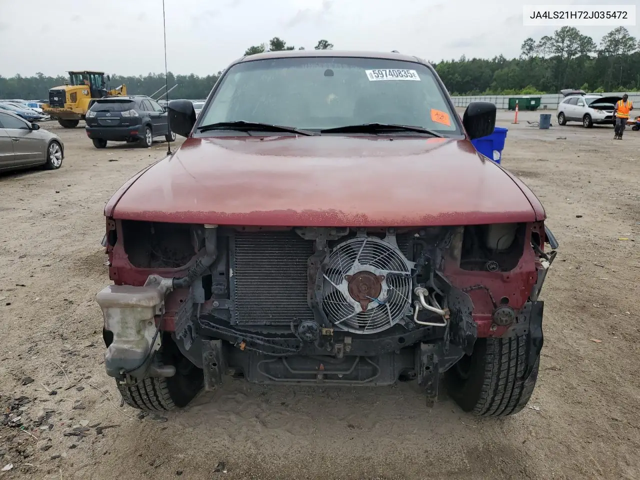 2002 Mitsubishi Montero Sport Es VIN: JA4LS21H72J035472 Lot: 59740835