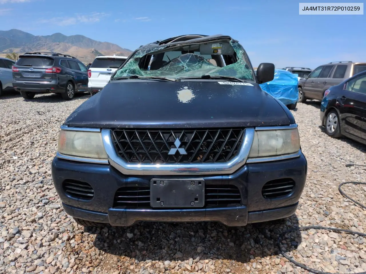 2002 Mitsubishi Montero Sport Xls VIN: JA4MT31R72P010259 Lot: 62424775