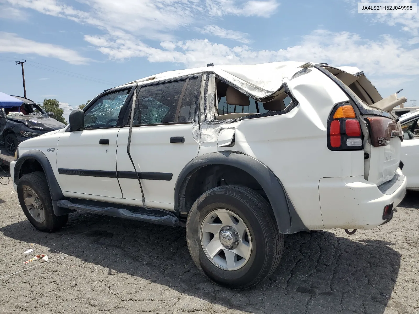 2002 Mitsubishi Montero Sport Es VIN: JA4LS21H52J049998 Lot: 63657964