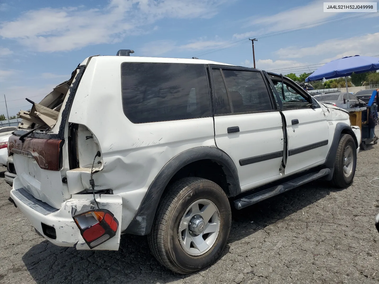 2002 Mitsubishi Montero Sport Es VIN: JA4LS21H52J049998 Lot: 63657964
