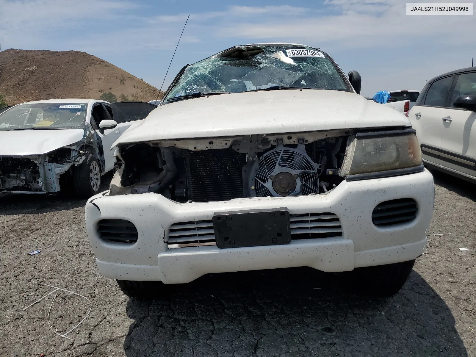 2002 Mitsubishi Montero Sport Es VIN: JA4LS21H52J049998 Lot: 63657964