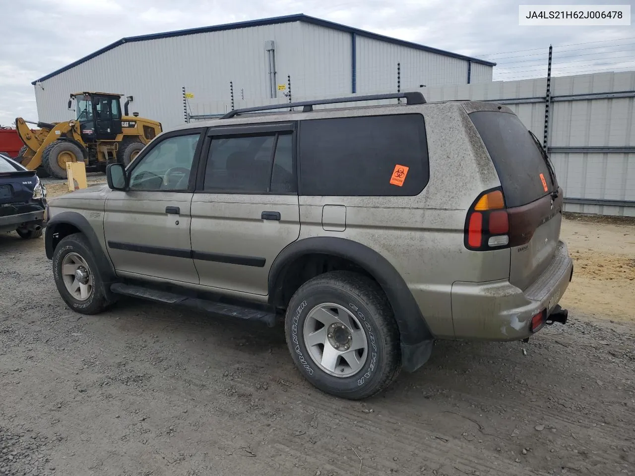 2002 Mitsubishi Montero Sport Es VIN: JA4LS21H62J006478 Lot: 70269404