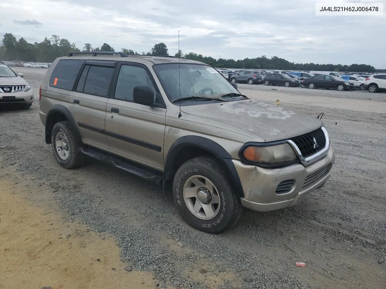 2002 Mitsubishi Montero Sport Es VIN: JA4LS21H62J006478 Lot: 70269404