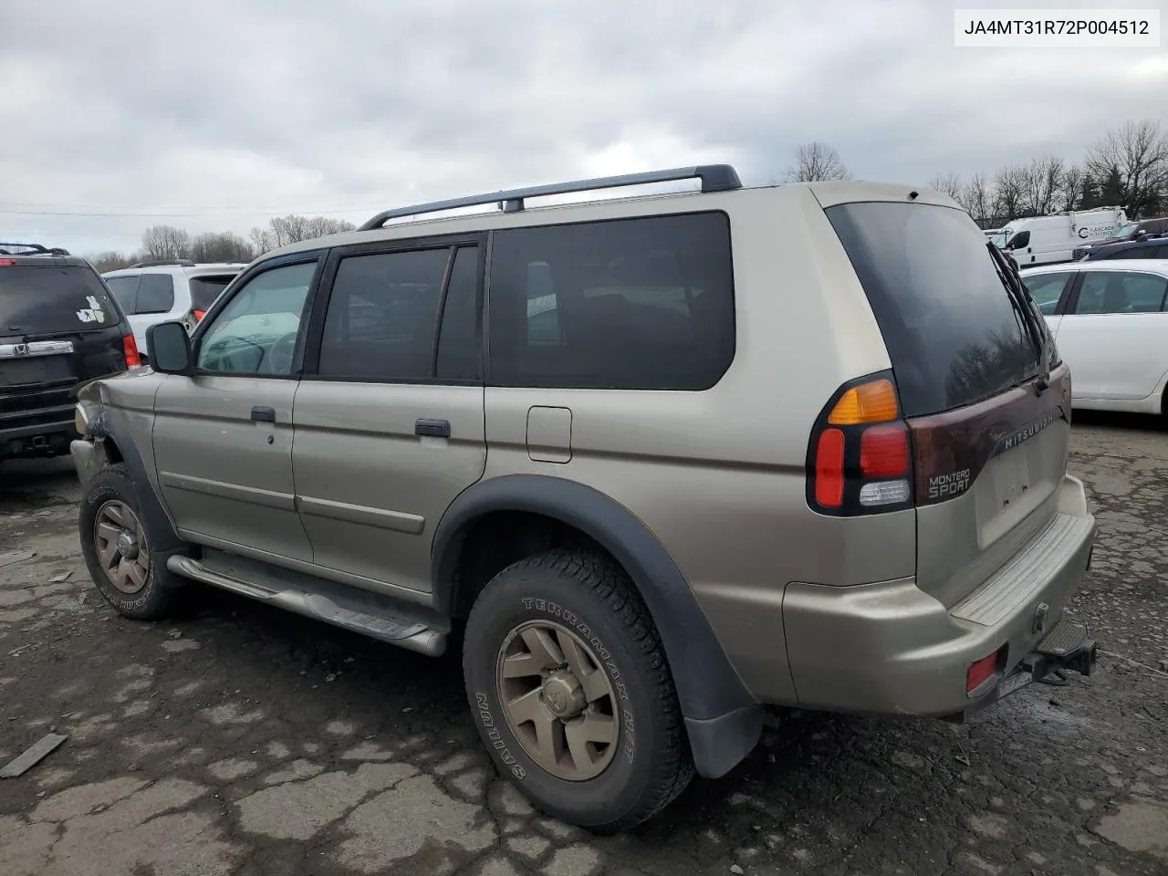 2002 Mitsubishi Montero Sport Xls VIN: JA4MT31R72P004512 Lot: 89020805