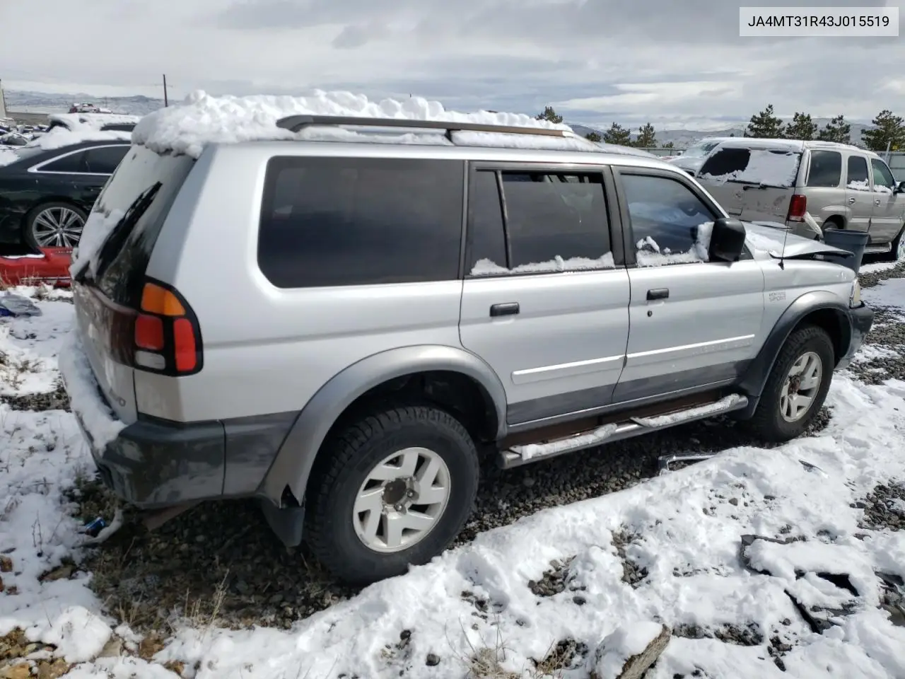 2003 Mitsubishi Montero Sport Xls VIN: JA4MT31R43J015519 Lot: 51280215