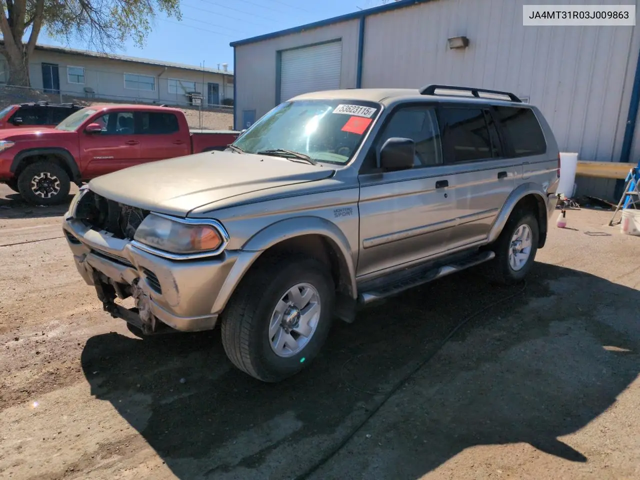 2003 Mitsubishi Montero Sport Xls VIN: JA4MT31R03J009863 Lot: 53623115