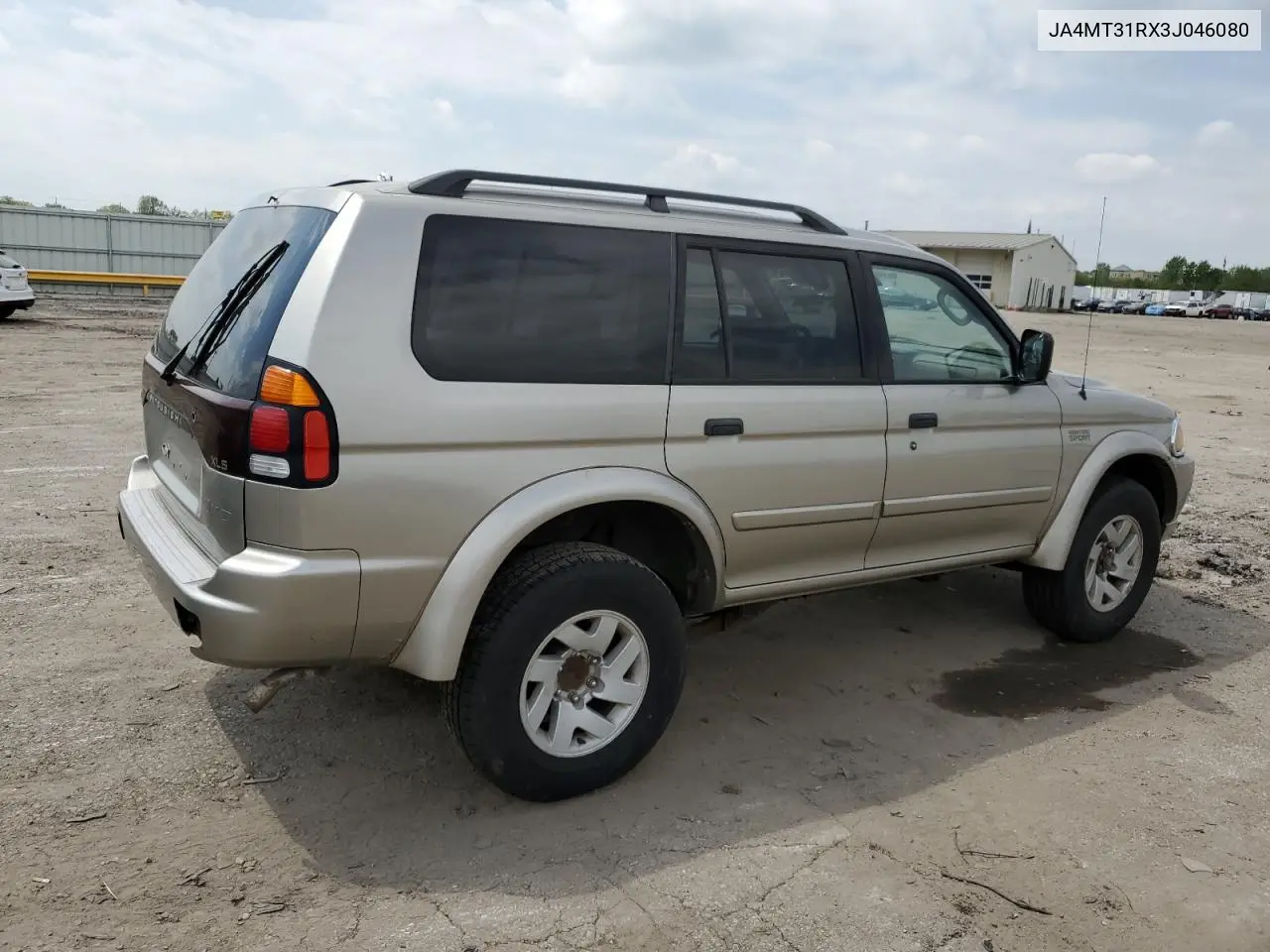 2003 Mitsubishi Montero Sport Xls VIN: JA4MT31RX3J046080 Lot: 56957715