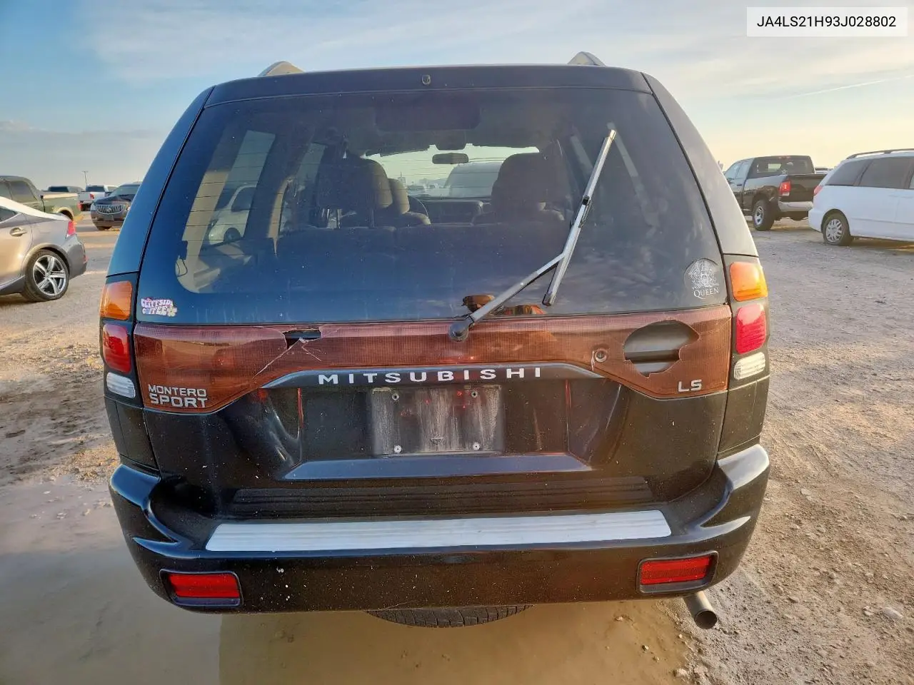 2003 Mitsubishi Montero Sport Es VIN: JA4LS21H93J028802 Lot: 60865755
