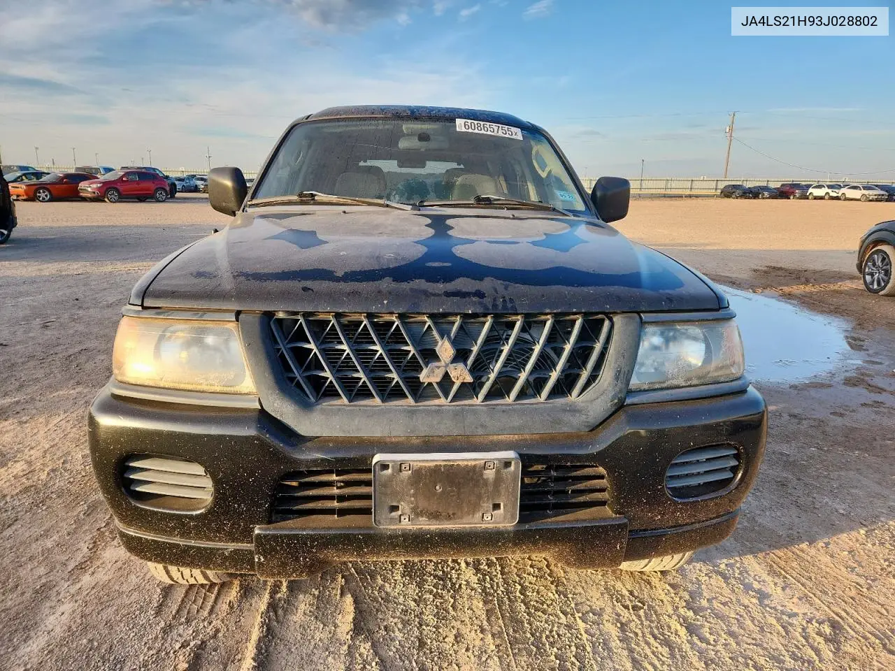 2003 Mitsubishi Montero Sport Es VIN: JA4LS21H93J028802 Lot: 60865755