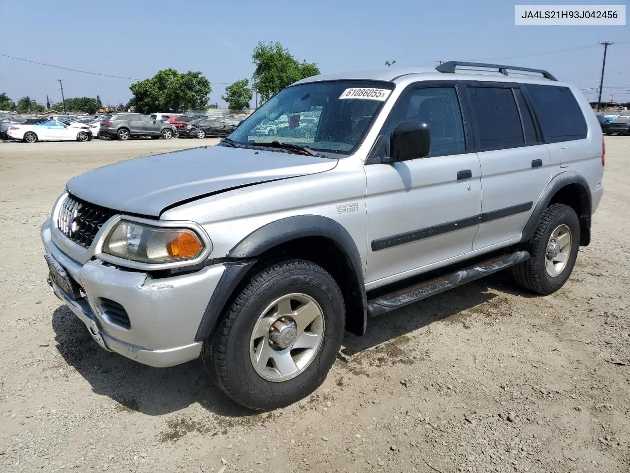 2003 Mitsubishi Montero Sport Es VIN: JA4LS21H93J042456 Lot: 61086055