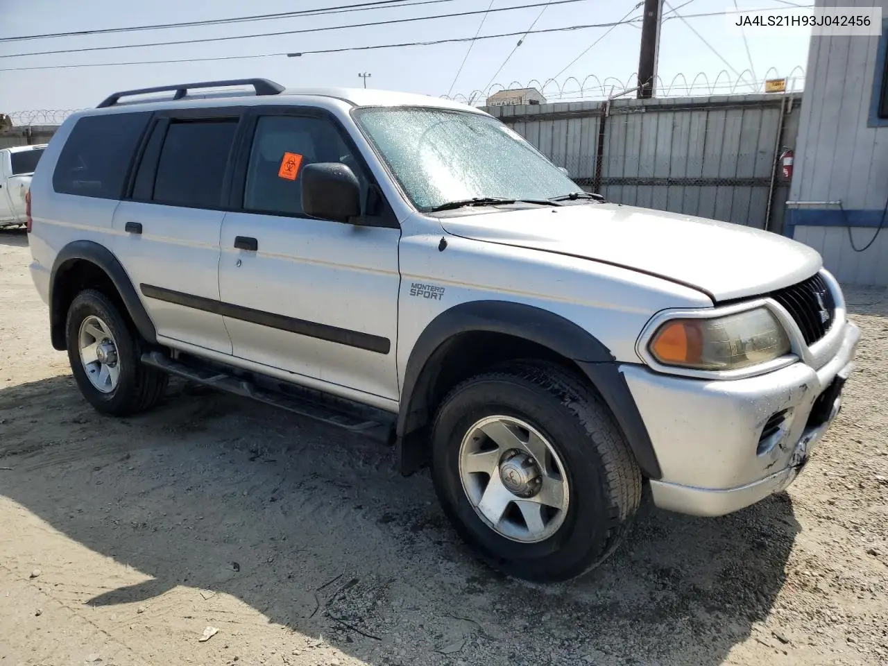 2003 Mitsubishi Montero Sport Es VIN: JA4LS21H93J042456 Lot: 61086055