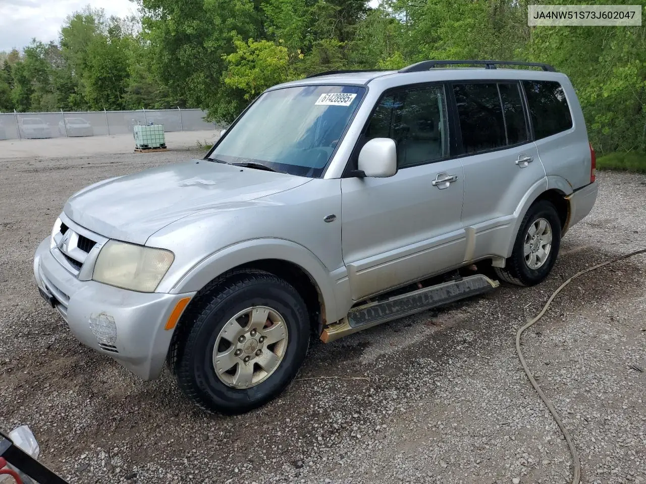 2003 Mitsubishi Montero Limited VIN: JA4NW51S73J602047 Lot: 61428995