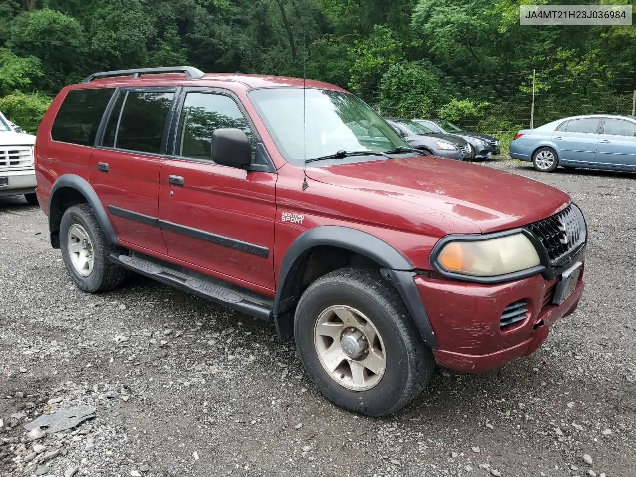 2003 Mitsubishi Montero Sport Es VIN: JA4MT21H23J036984 Lot: 61782825
