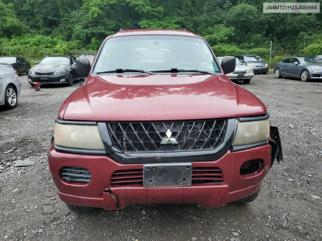 2003 Mitsubishi Montero Sport Es VIN: JA4MT21H23J036984 Lot: 61782825