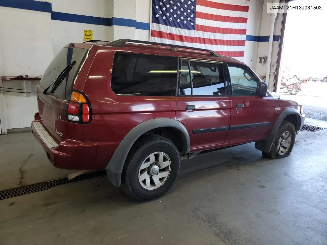 2007 Mitsubishi Montero Sport Es VIN: JA4MT21H13J031503 Lot: 55336295