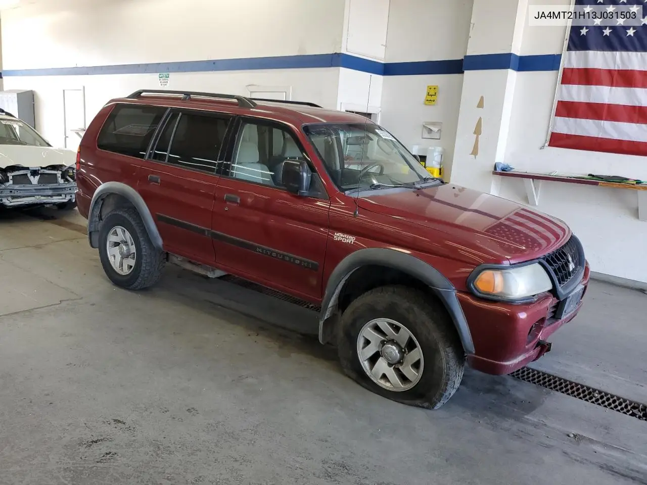 2007 Mitsubishi Montero Sport Es VIN: JA4MT21H13J031503 Lot: 55336295