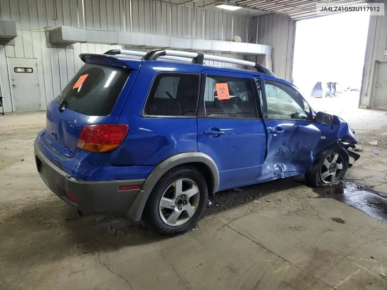 2003 Mitsubishi Outlander Xls VIN: JA4LZ41G53U117912 Lot: 55340145