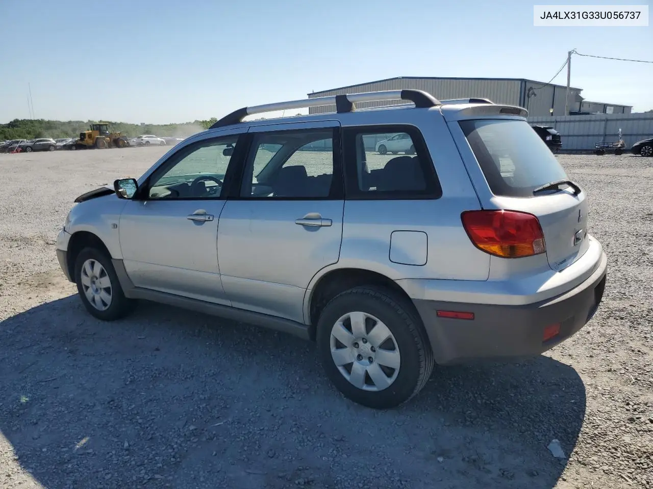 2003 Mitsubishi Outlander Ls VIN: JA4LX31G33U056737 Lot: 55592195