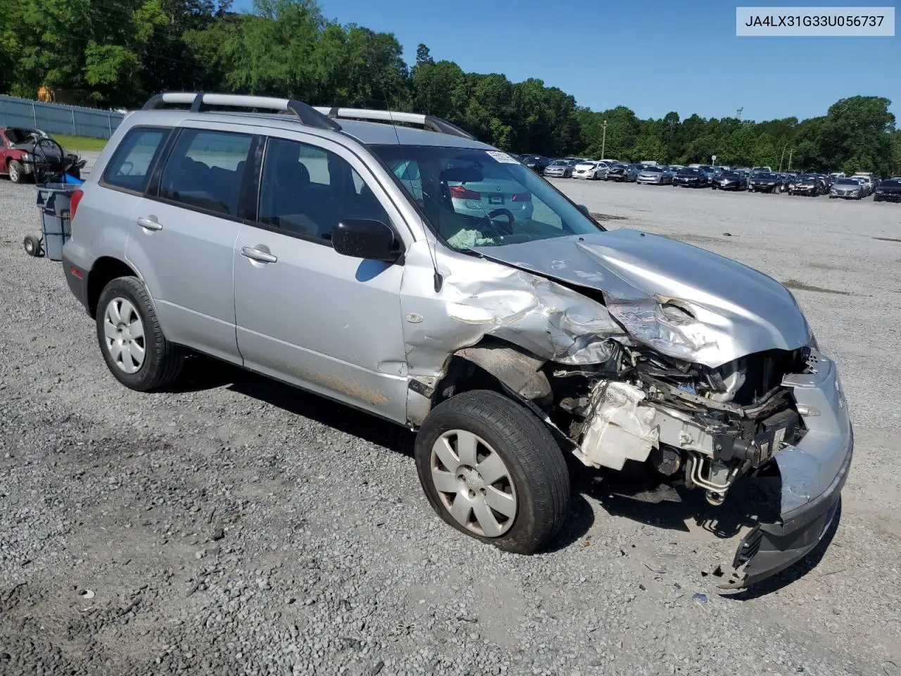 2003 Mitsubishi Outlander Ls VIN: JA4LX31G33U056737 Lot: 55592195