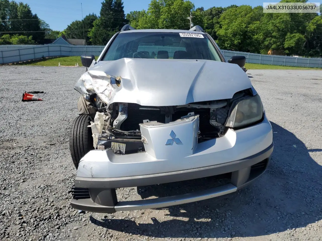 2003 Mitsubishi Outlander Ls VIN: JA4LX31G33U056737 Lot: 55592195