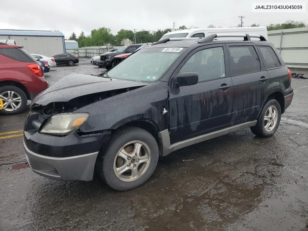 2003 Mitsubishi Outlander Ls VIN: JA4LZ31G43U045059 Lot: 56179195