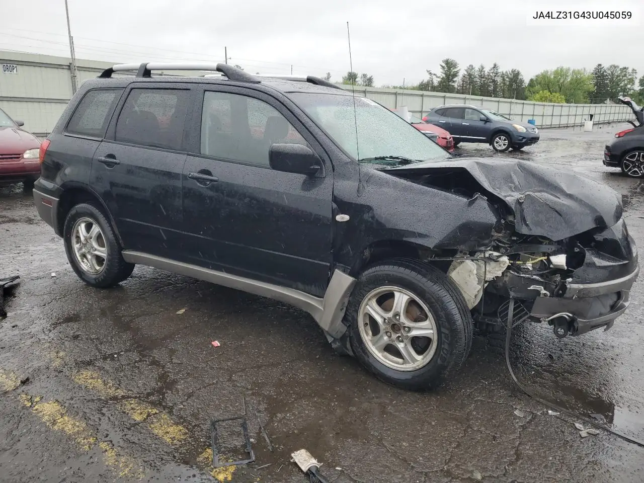 2003 Mitsubishi Outlander Ls VIN: JA4LZ31G43U045059 Lot: 56179195