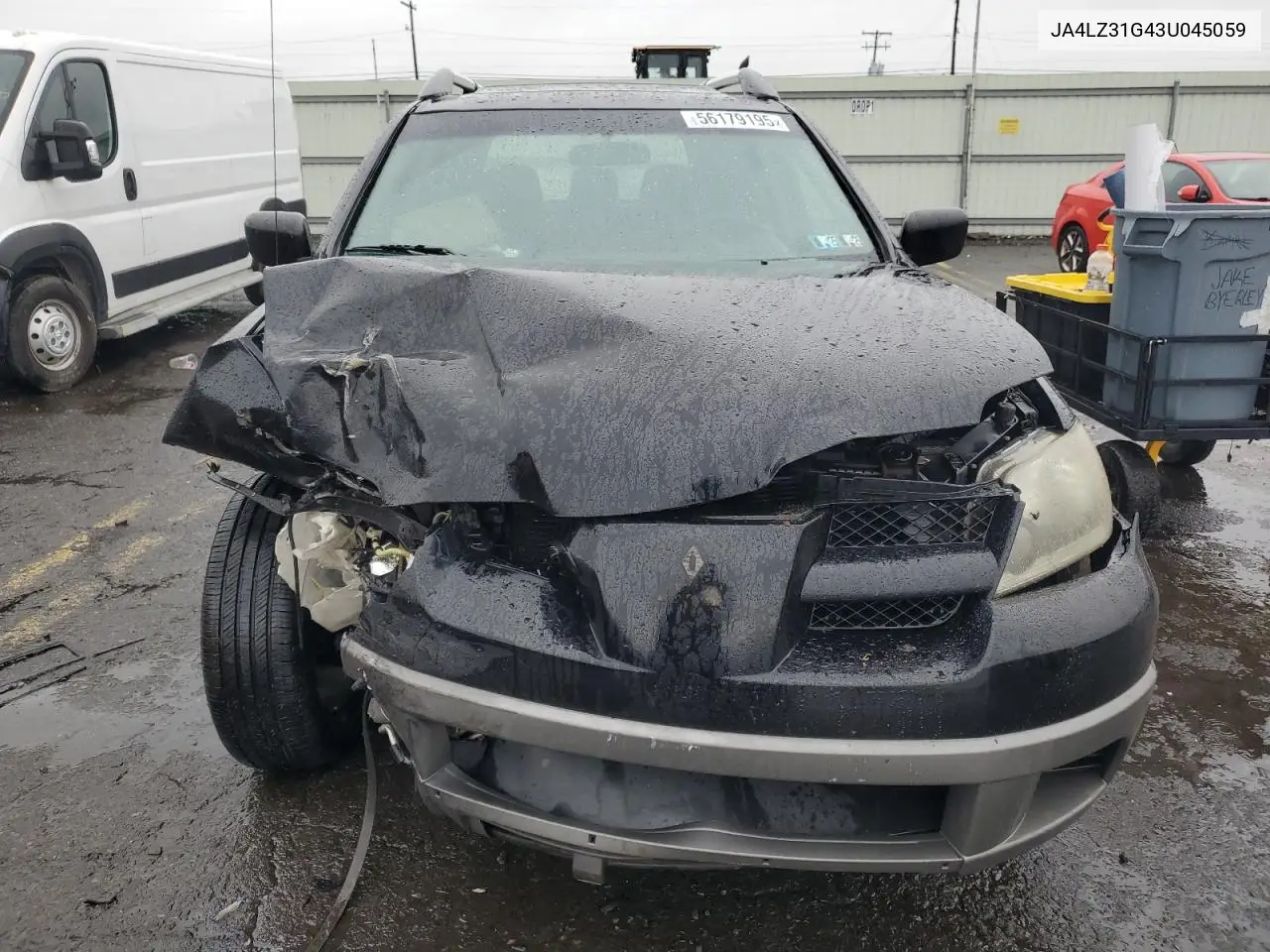 2003 Mitsubishi Outlander Ls VIN: JA4LZ31G43U045059 Lot: 56179195