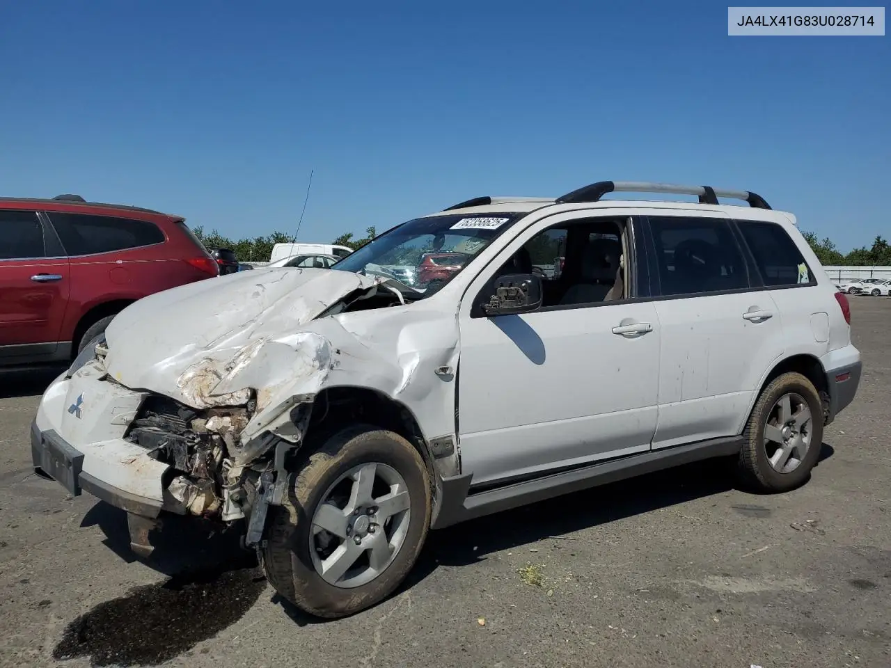 2003 Mitsubishi Outlander Xls VIN: JA4LX41G83U028714 Lot: 62358625