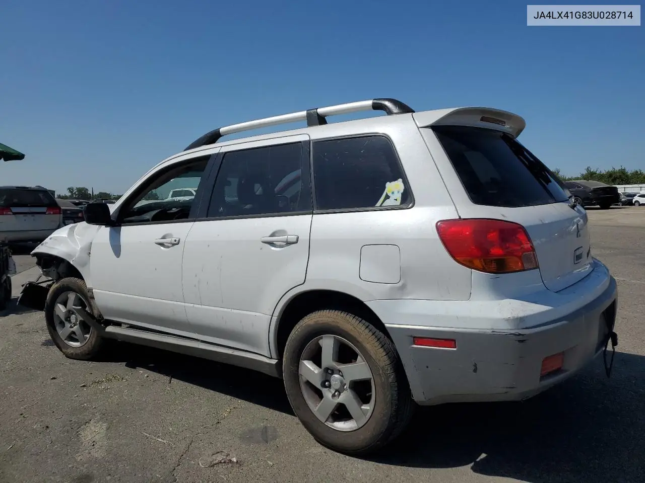 2003 Mitsubishi Outlander Xls VIN: JA4LX41G83U028714 Lot: 62358625