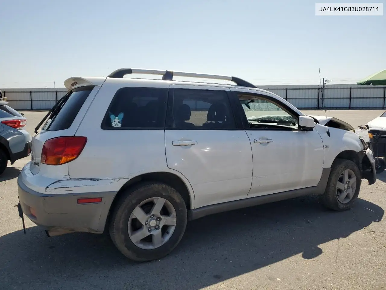 2003 Mitsubishi Outlander Xls VIN: JA4LX41G83U028714 Lot: 62358625