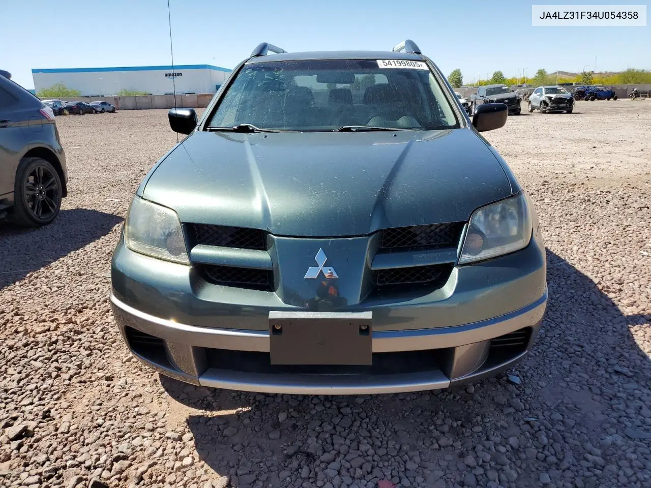 2004 Mitsubishi Outlander Ls VIN: JA4LZ31F34U054358 Lot: 54199805