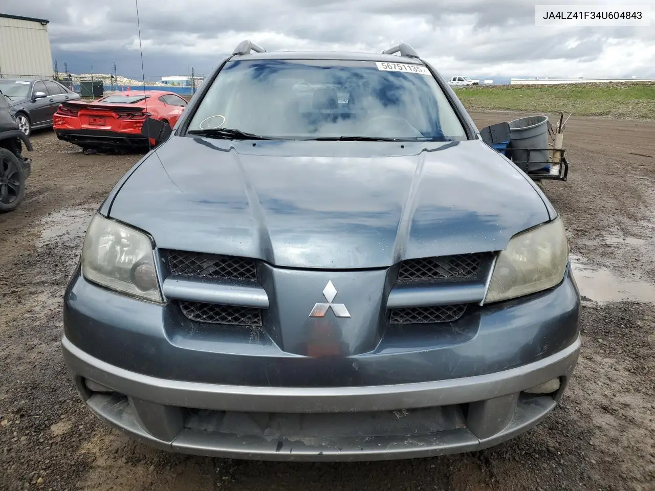 2004 Mitsubishi Outlander Xls VIN: JA4LZ41F34U604843 Lot: 56751135