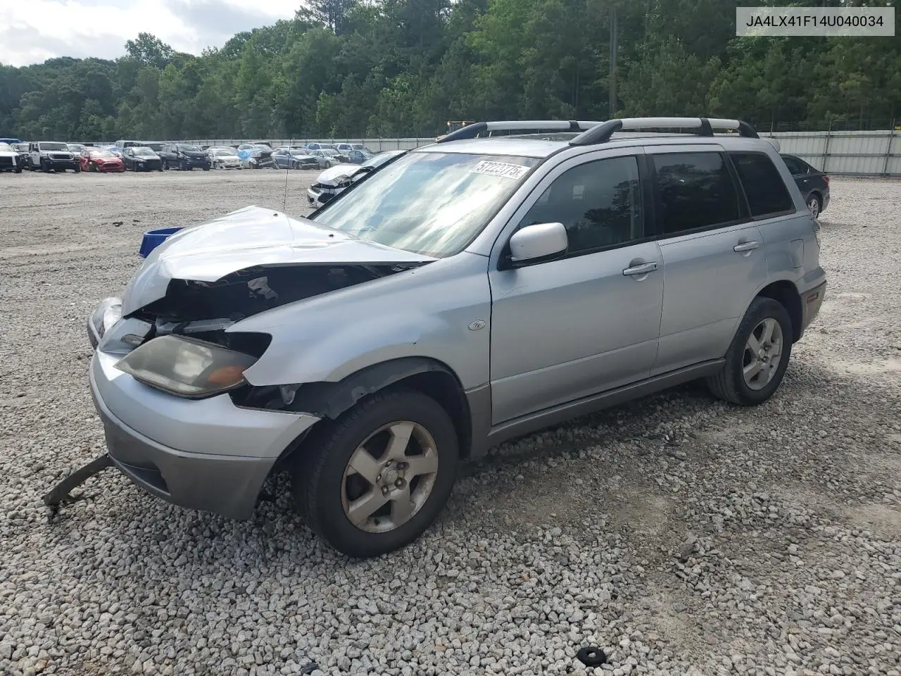 2004 Mitsubishi Outlander Xls VIN: JA4LX41F14U040034 Lot: 57223775