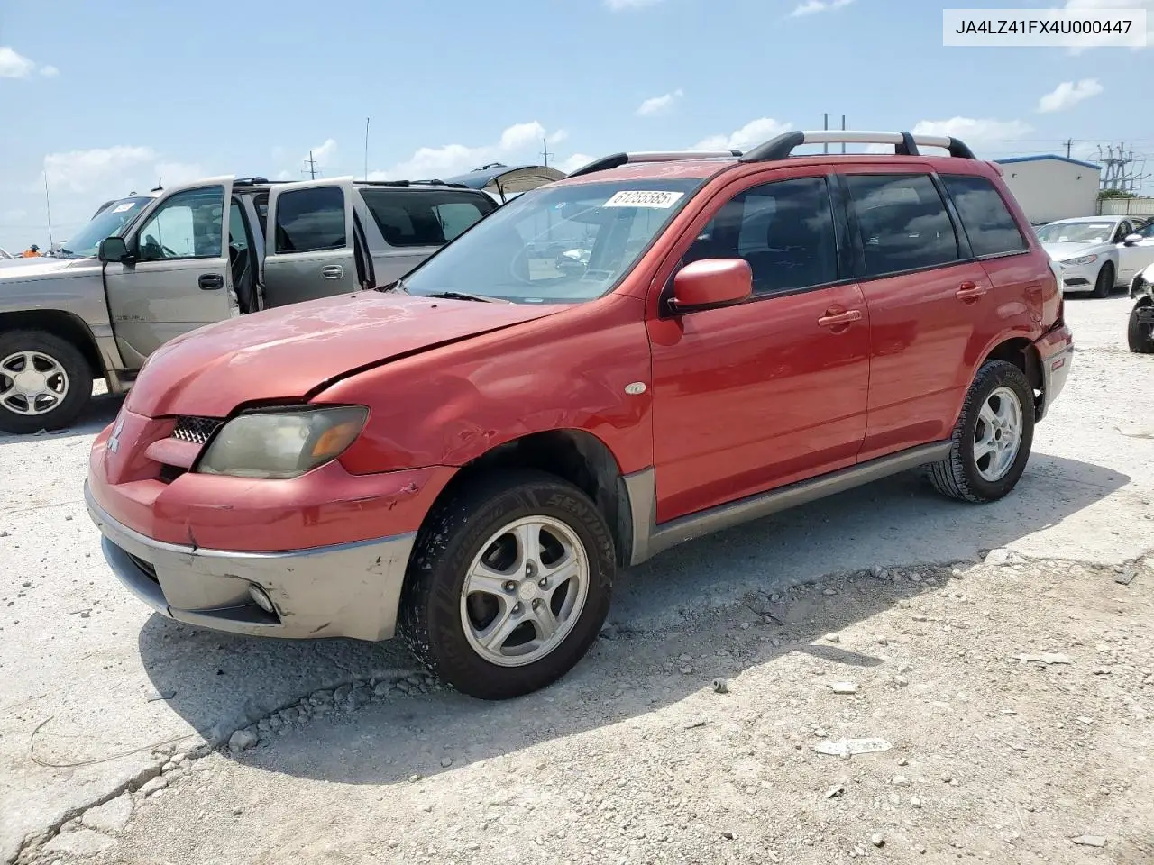 2004 Mitsubishi Outlander Xls VIN: JA4LZ41FX4U000447 Lot: 61255585