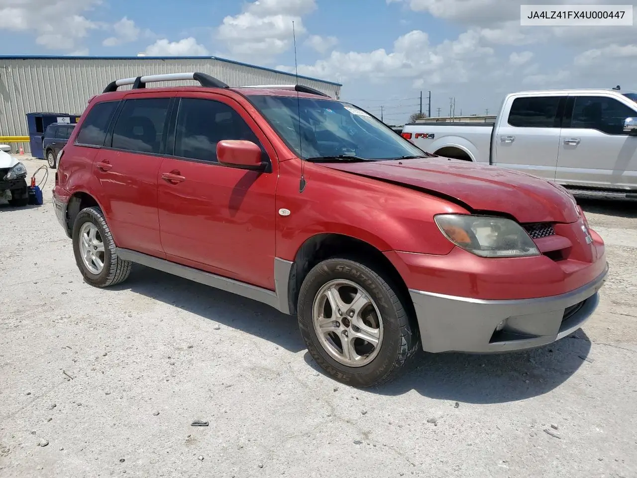 2004 Mitsubishi Outlander Xls VIN: JA4LZ41FX4U000447 Lot: 61255585
