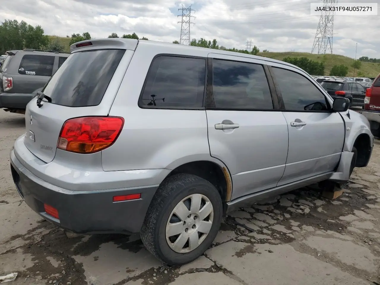 2004 Mitsubishi Outlander Ls VIN: JA4LX31F94U057271 Lot: 62026345