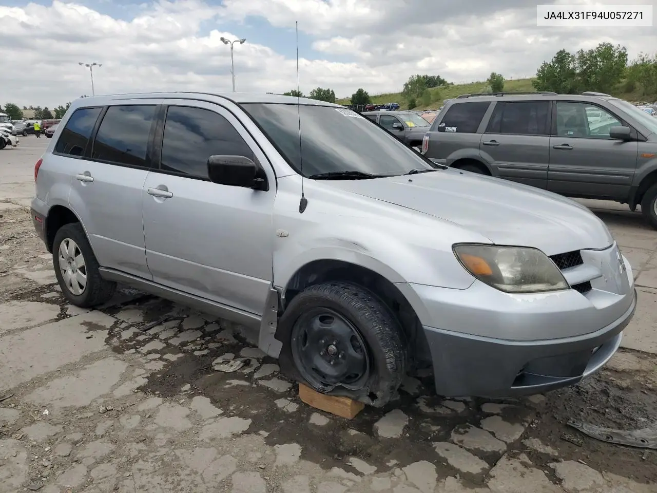 2004 Mitsubishi Outlander Ls VIN: JA4LX31F94U057271 Lot: 62026345