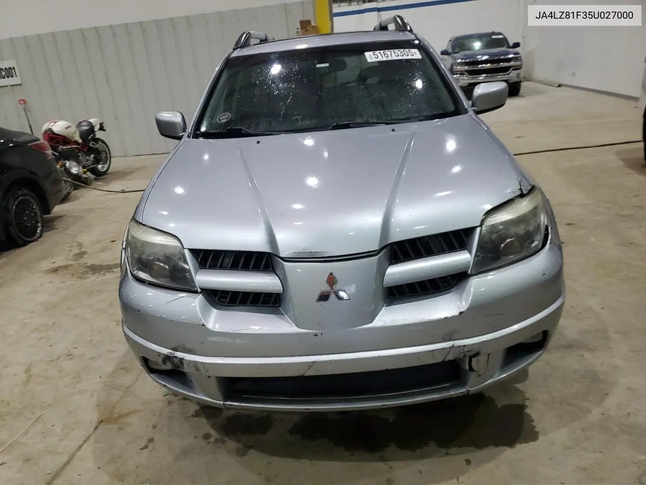 2005 Mitsubishi Outlander Limited VIN: JA4LZ81F35U027000 Lot: 51675305
