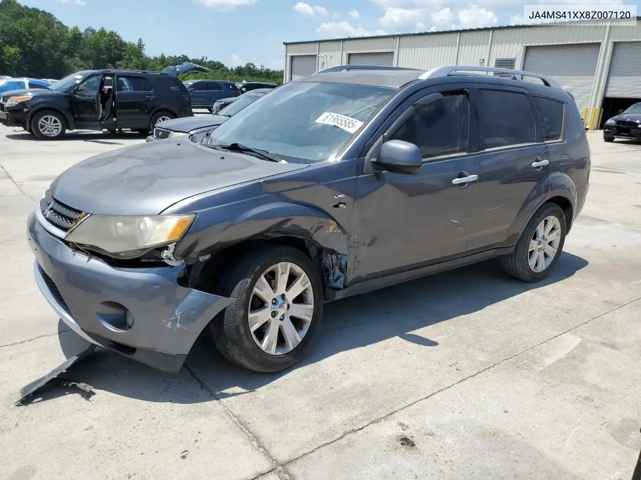 2008 Mitsubishi Outlander Xls VIN: JA4MS41XX8Z007120 Lot: 61865585
