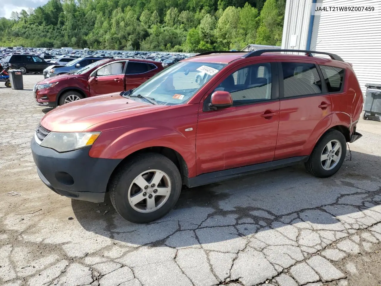 2009 Mitsubishi Outlander Es VIN: JA4LT21W89Z007459 Lot: 55044815