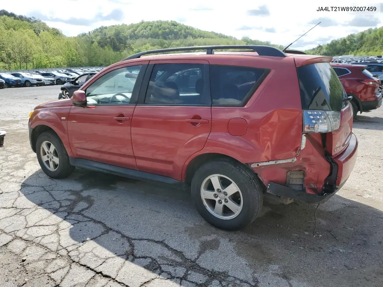 2009 Mitsubishi Outlander Es VIN: JA4LT21W89Z007459 Lot: 55044815