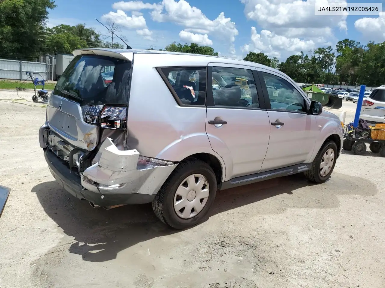 2009 Mitsubishi Outlander Es VIN: JA4LS21W19Z005426 Lot: 60615005