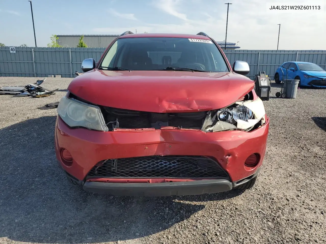 2009 Mitsubishi Outlander Es VIN: JA4LS21W29Z601113 Lot: 61722325